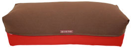 Yoga Bolster braun & rot