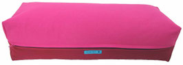 Yoga Bolster pink & bordeaux