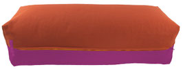 Yoga Bolster terracotta & rotviolett