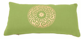 M - Kleines Meditationskissen "Mandala" apfelgrün