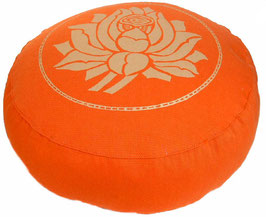 "Lotusblüte" orange Meditationskissen
