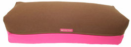 Yoga Bolster braun & pink