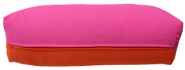 Yoga Bolster pink & dunkelorange