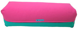 Yoga Bolster pink & seegrün