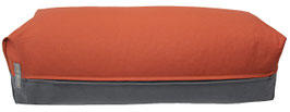Yoga Bolster terracotta & mittelgrau