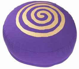 "Spirale" lila Meditationskissen