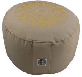 "UrMandala" beige Meditationskissen