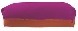 Yoga Bolster rotviolett & terracotta