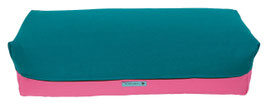 Yoga Bolster petrol & pink