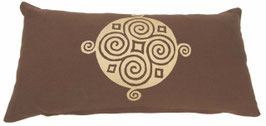 Kleines Meditationskissen "Four Seasons" braun