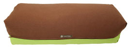 Yoga Bolster braun & apfelgrün