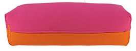 Yoga Bolster pink & orange