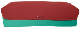 Yoga Bolster bordeaux & seegrün