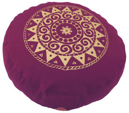 "UrMandala" aubergine Meditationskissen