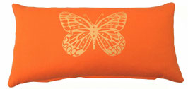 Kleines Meditationskissen "Butterfly" orange