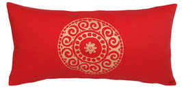 Meditationskissen mit Duft - rot