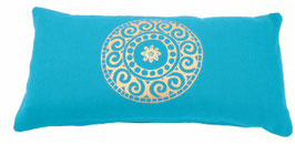 S - Kleines Meditationskissen "Mandala" türkis