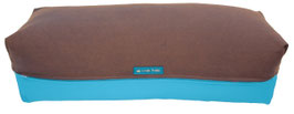 Yoga Bolster braun & türkis