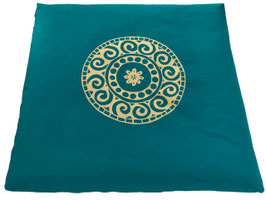 Meditationsmatte "Mandala" - Petrol