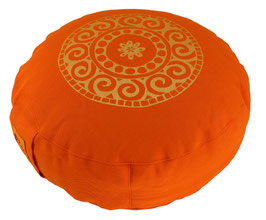 "Mandala" orange Meditationskissen