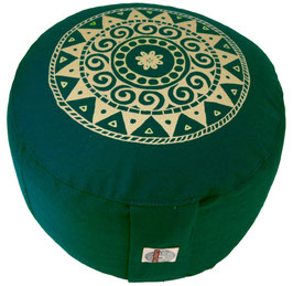 "UrMandala" dunkelgrün Meditationskissen
