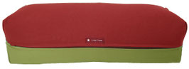 Yoga Bolster bordeaux & apfel