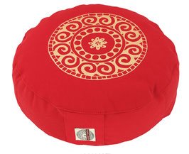 "Mandala" rot Meditationskissen