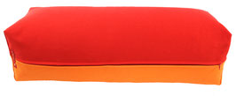 Yoga Bolster orange & rot