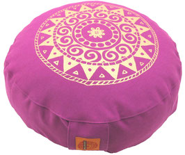 "UrMandala" rotviolett Meditationskissen