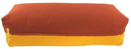 Yoga Bolster terracotta & sonnengelb