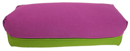 Yoga Bolster rotviolett & kiwi