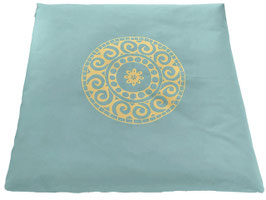 Meditationsmatte "Mandala" - Hellblau
