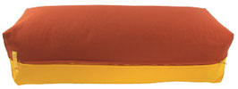 Yoga Bolster terracotta & curry