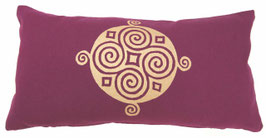 Kleines Meditationskissen "Four Seasons"" aubergine