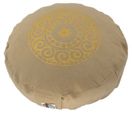 "Mandala" beige Meditationskissen