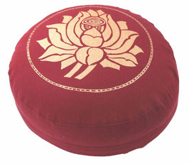 "Lotusblüte" bordeaux Meditationskissen
