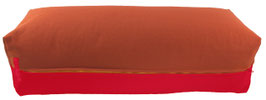 Yoga Bolster terracotta & rot