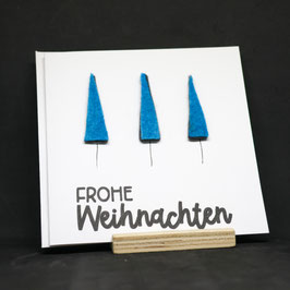 Weihnachten - farbige Tannenbäume