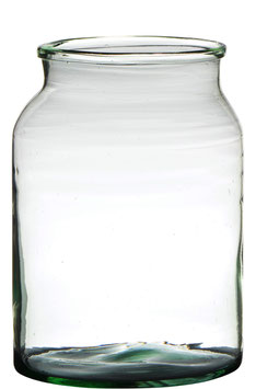 Vase Jolo H25 D19 Mouthblown Recycled Glass