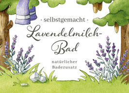 Etikett Lavendelmilchbad