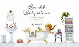 Lavendelbadepralinen