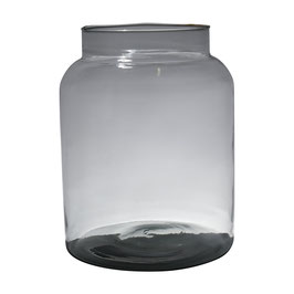 vase bottle shape recycling clear h25 d19