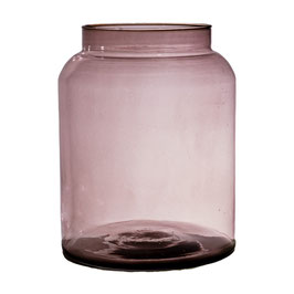 vase bottle shape recycling purple h25 d19