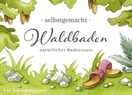 Etikett Waldbaden