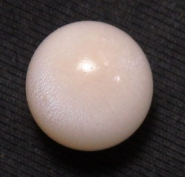 Clam pearl  Hippopus    9.9mm x 9.4mm with nice flame