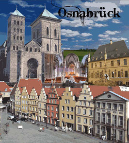 Osnabrück Bürgerhäuser | Leinwand