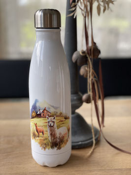 Trinkflasche mit Alpakamotiv 72