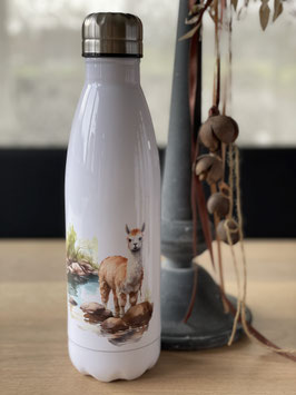 Trinkflasche mit Alpakamotiv 79