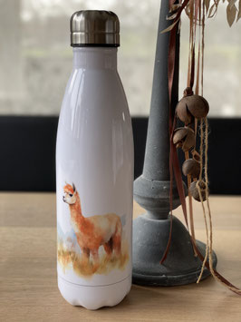 Trinkflasche mit Alpakamotiv W`color 19