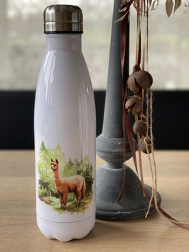 Trinkflasche mit Alpakamotiv 66